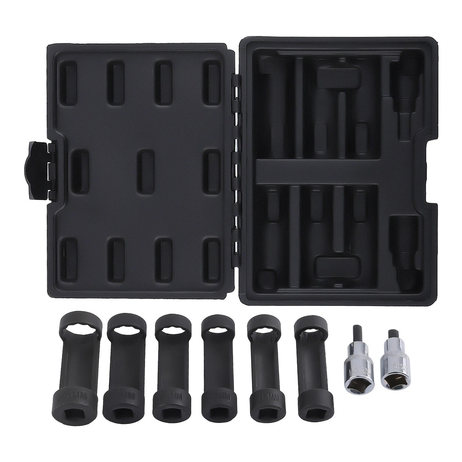 8PC Strut Nut Socket Set for 18-24mm 1/2" Drive Universal 