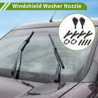 Set of 1 Windshield Washer Nozzle with Hose Connector for Toyota  No. 8538134030
