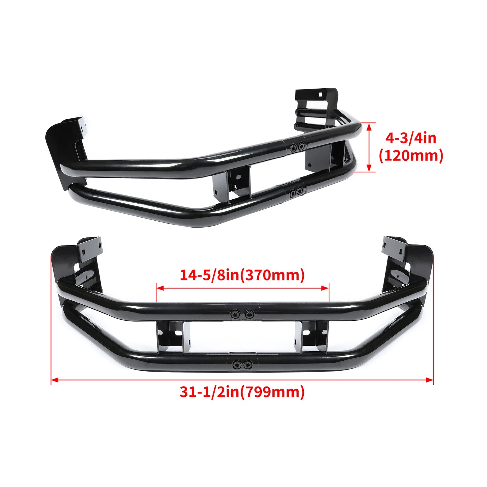 Rear Bumper Bar + Hitch Kit for John Deere Z235 Z255 Z335E (2010–2023)
