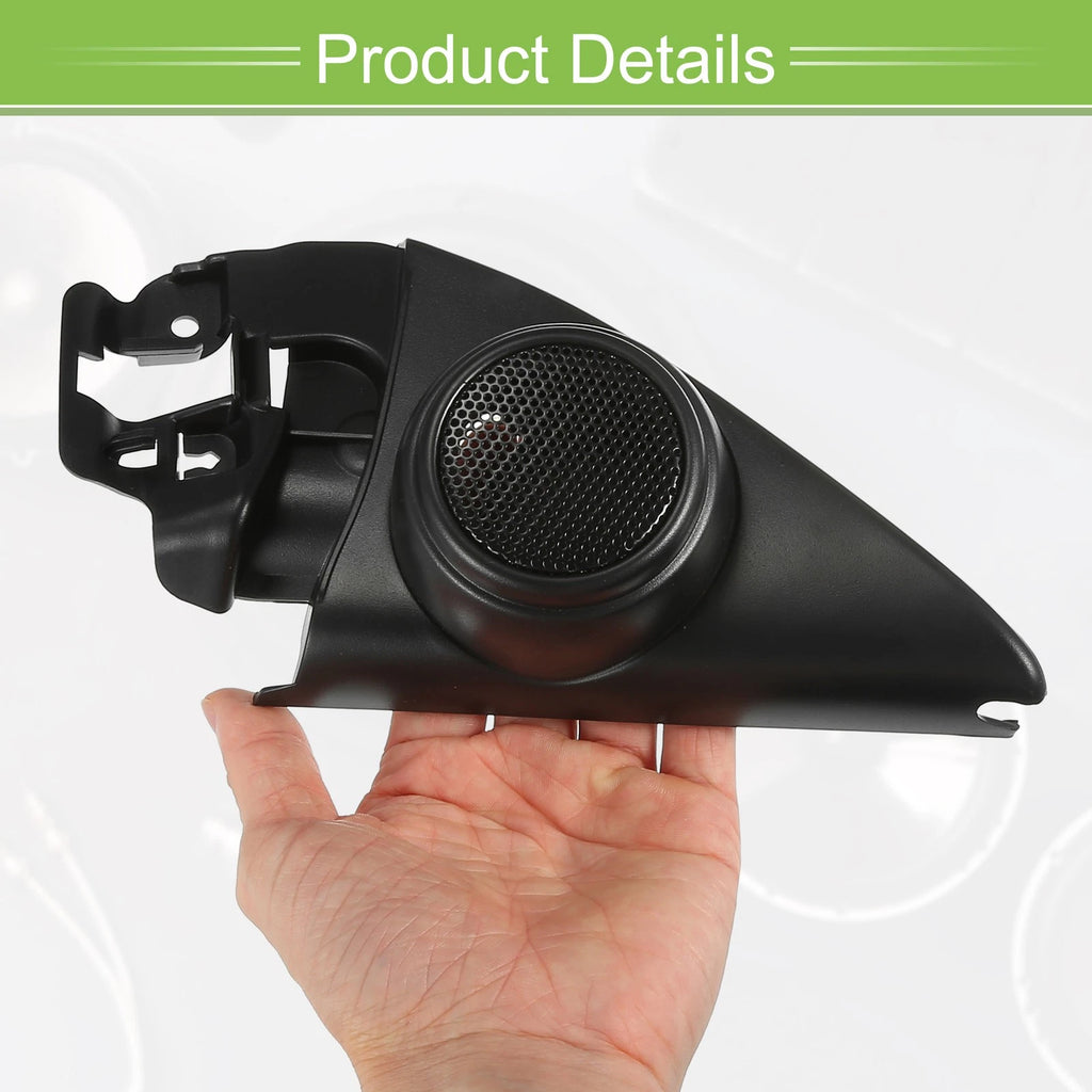 Pair Door Tweeter Speaker Cover Trim for Volkswagen Jetta (2013–2019) Black