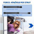 2-Pack Gas Strut Lift Support Spring for Prop (10 in, 10LB/45N) Nitro Prop (Fits)
