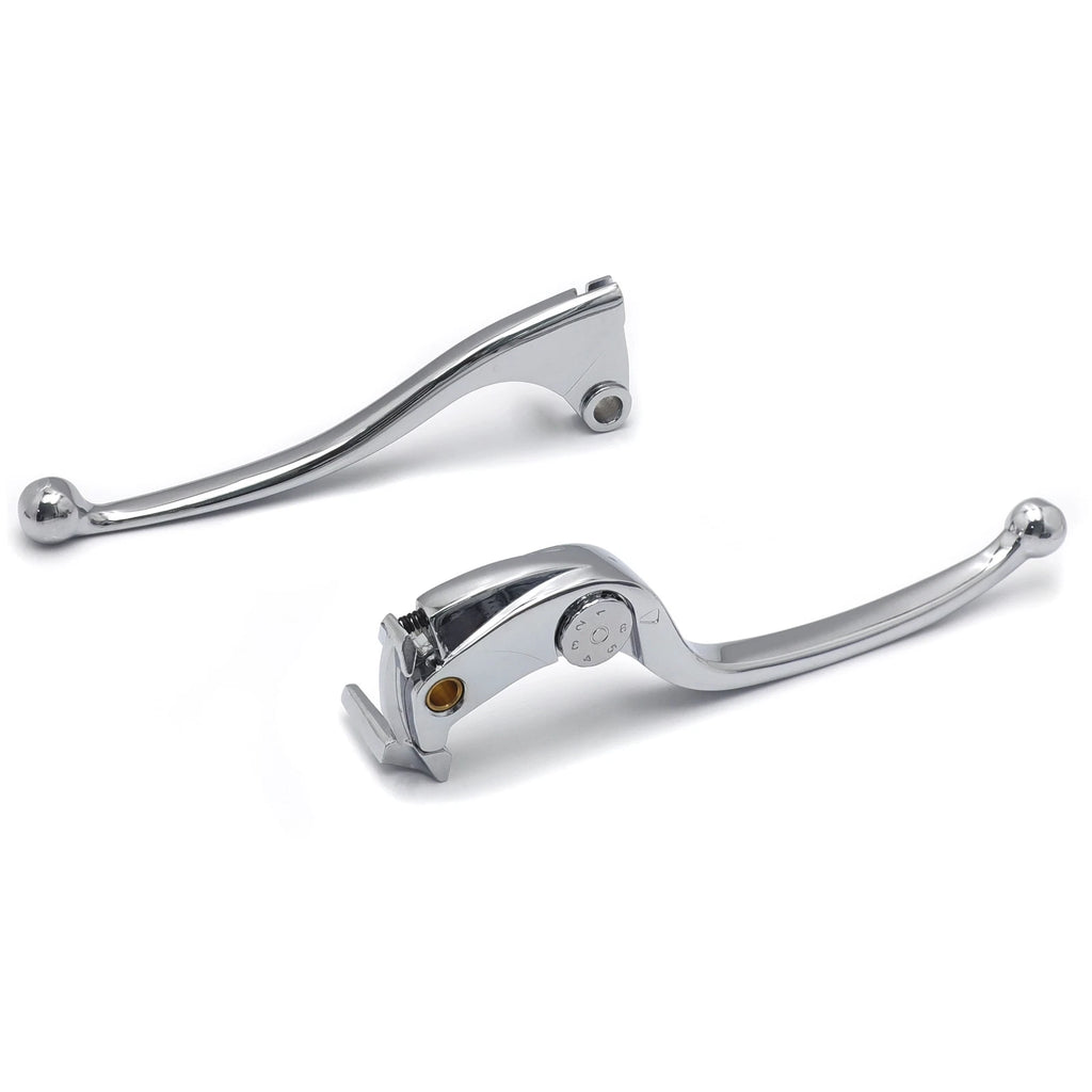Chrome Brake Clutch Levers for Kawasaki Ninja ZX10R ZX6R Z1000 Z750R (2007–2012)