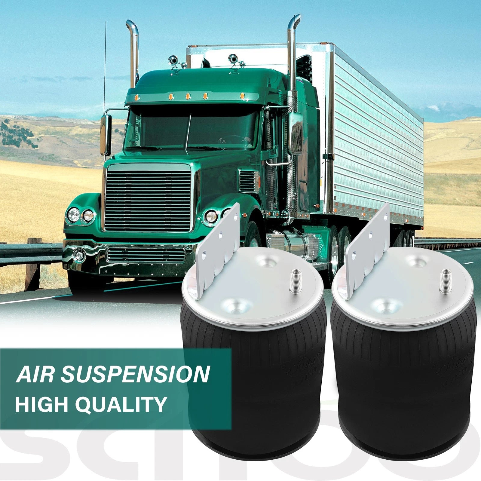 Pair Air Suspension Spring Bags W01-358-9648 1R12-538 for Navistar