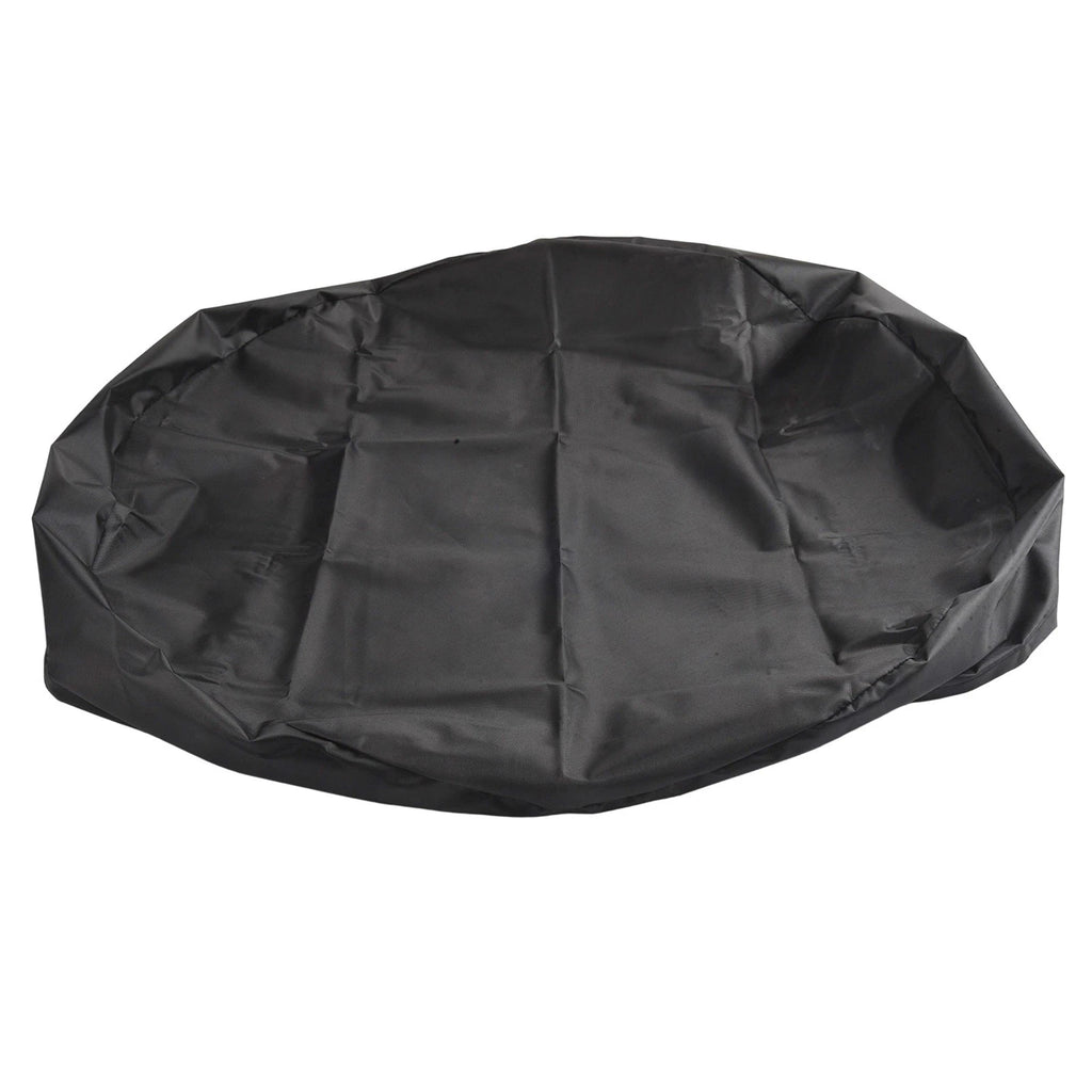 Weatherproof Black Bucket Dust Cover 65CM for Universal Use (420D Oxford)