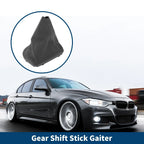 1 Pc Gear Shift Stick Gaiter Grey Leather for BMW E60 E61 (2004-2008)