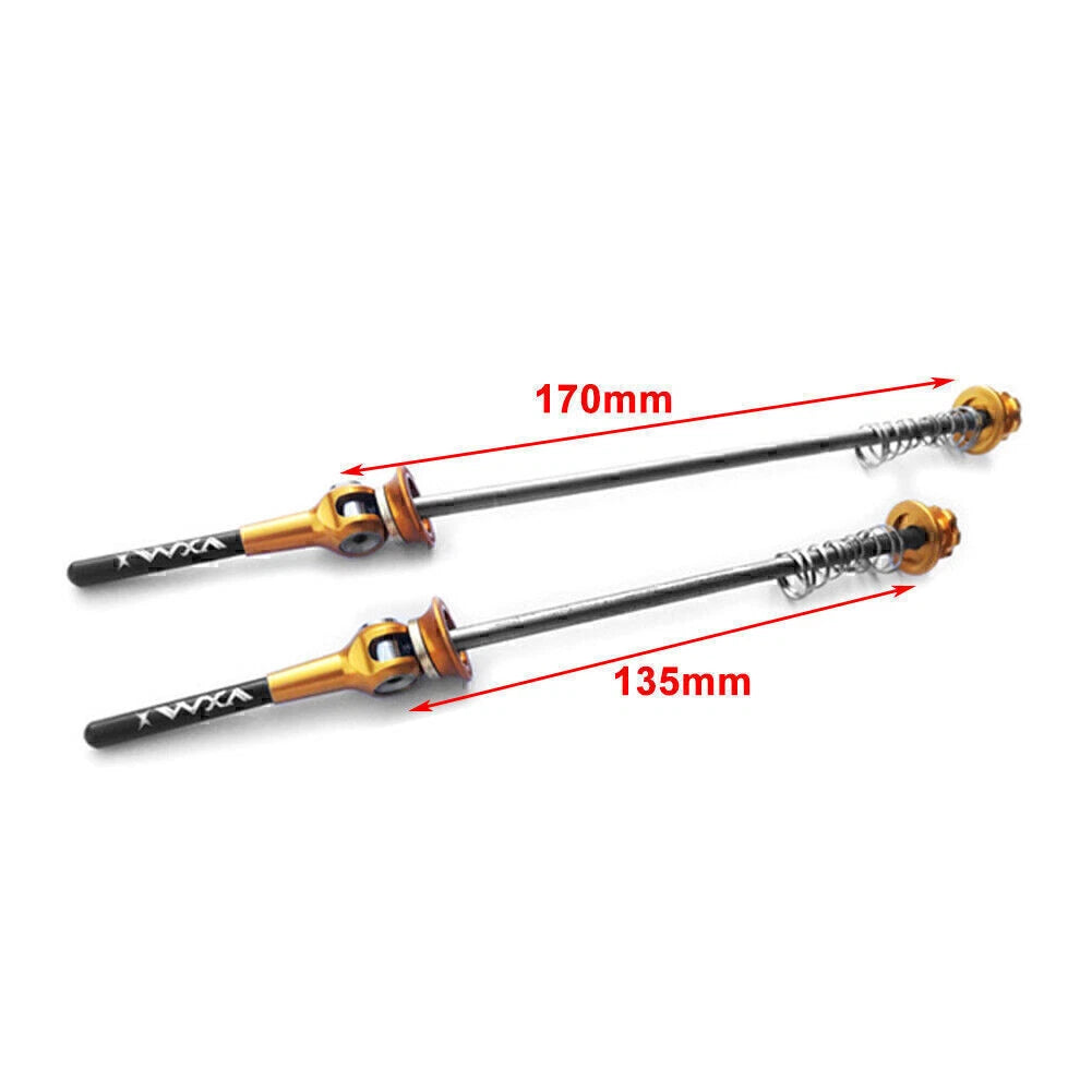 VXM Quick Release Hub Axle Skewer for MTB Road Bike (100mm, 135mm)