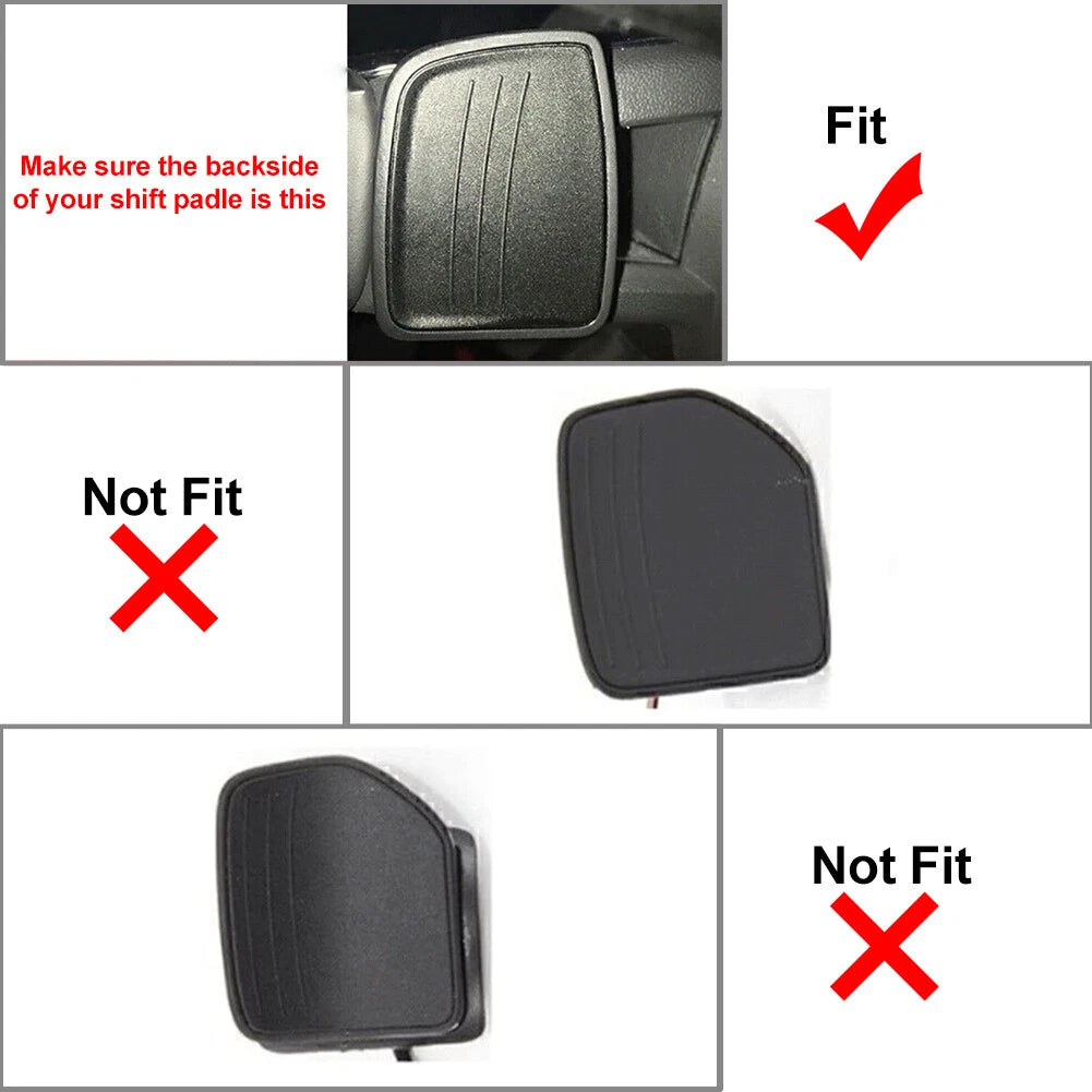Steering Wheel Shift Paddle Extensions for Audi A3 A4 A5 Q3 Q5 Q7 Q8 SQ5 TT (2010–2023) - Red