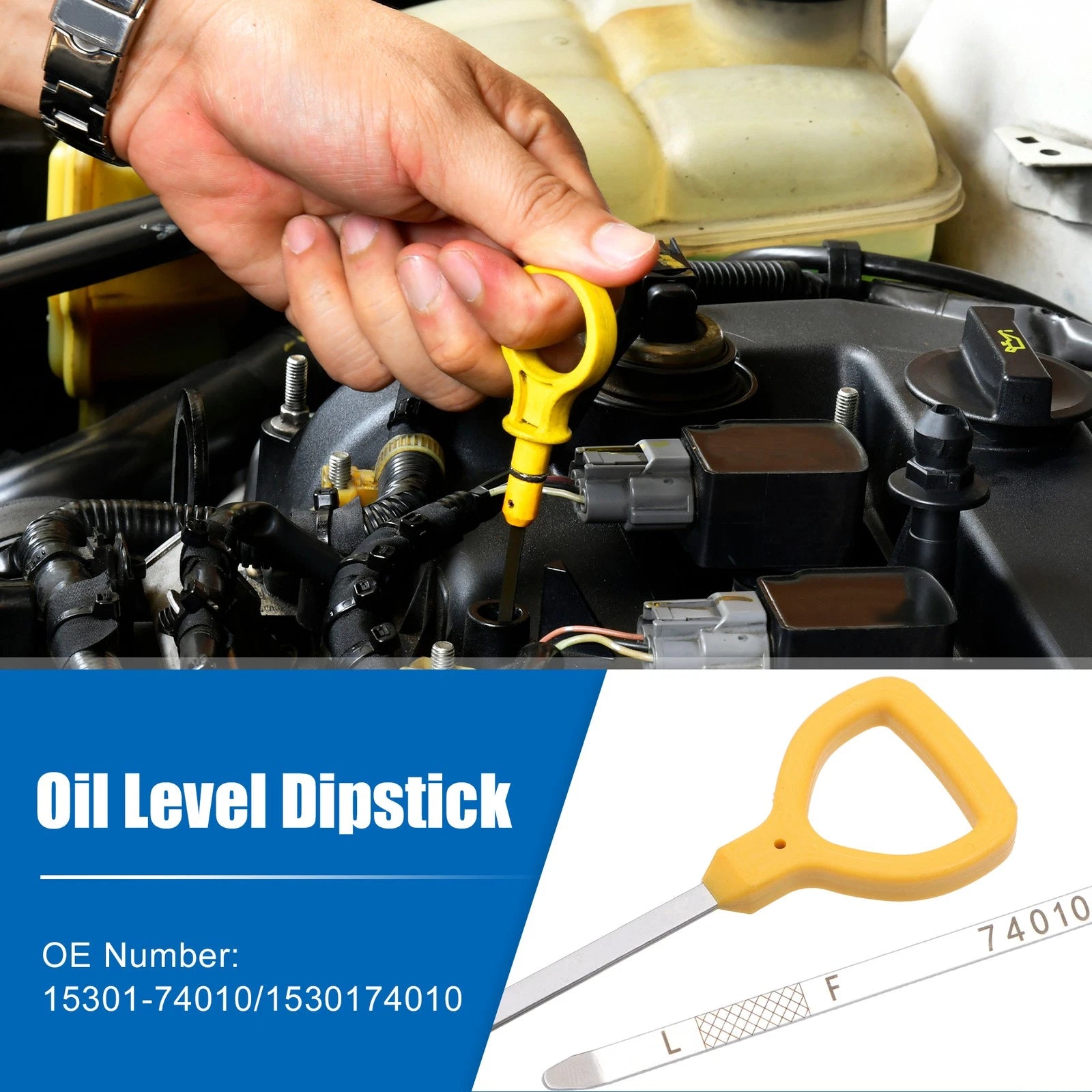 Engine Oil Level Indicator Dipstick for Toyota Celica (1986–1999) No. 15301-74010