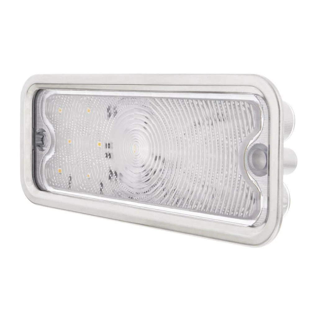 (2) Parking Light Pair Amber LED Clear Lens for Chevy GMC Truck (1973–1980)