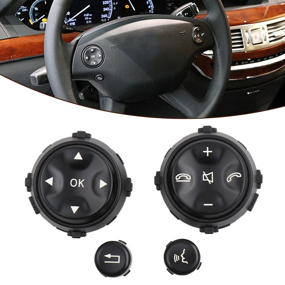 Steering Wheel Switch Button Kit for Mercedes W221 S550 S63 CL550 (2007–2010)