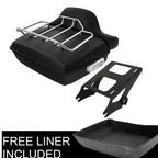 Matte Chopped Trunk Backrest Pad for Harley Touring (2014–2023)