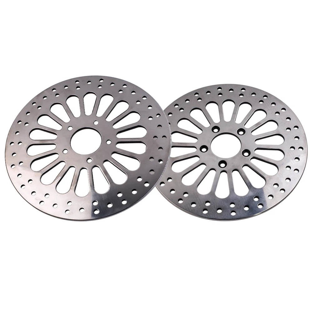 2Pcs 11.8" Front Brake Rotor Disc for Harley-Davidson Dyna (2007–2017)