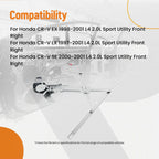 Front Right Window Regulator Assembly for Honda CR-V (1997–2001)