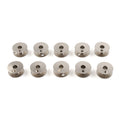 Set of 10 Steel Bobbins for Singer 111G 111W 112W 211G 211U 211W 212W