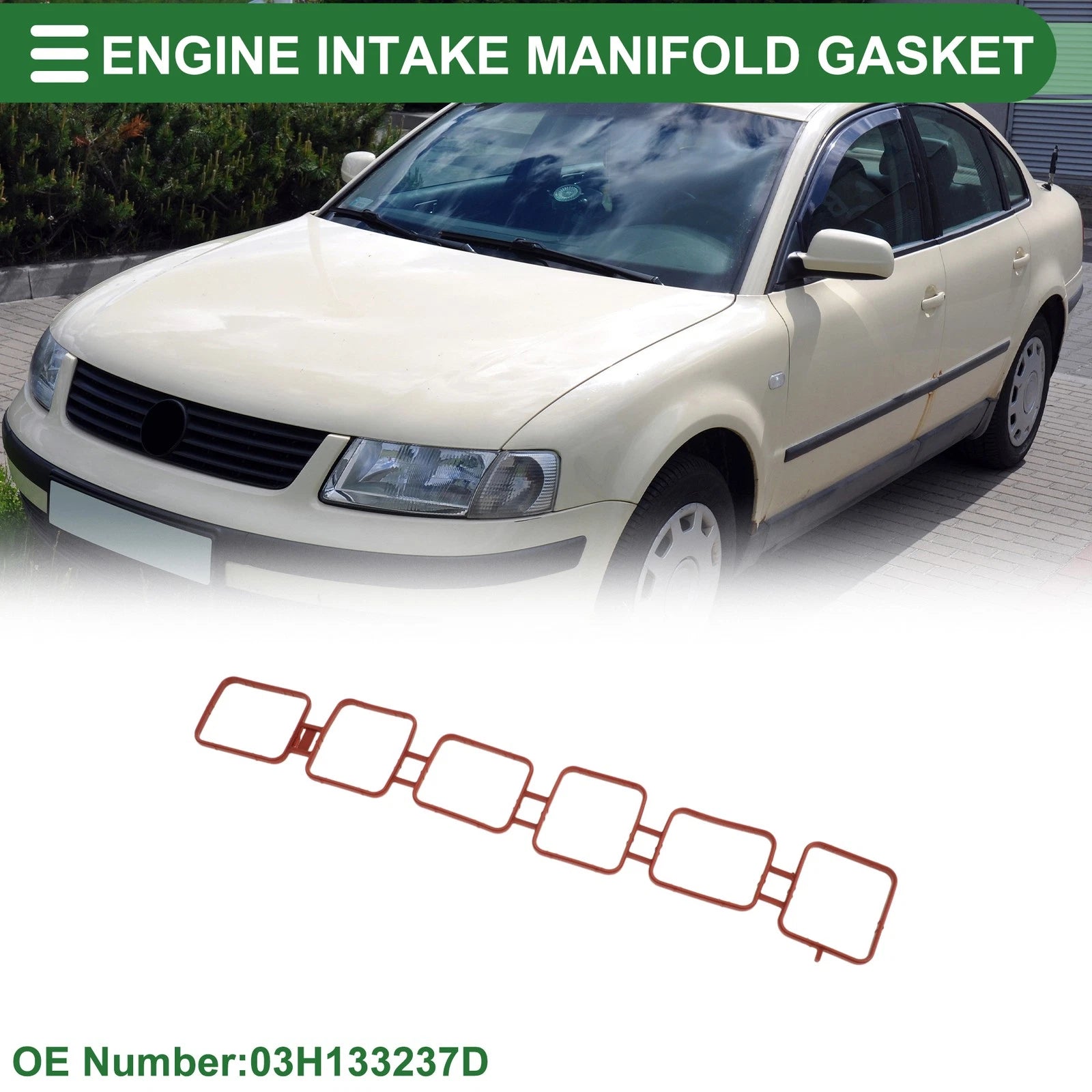 Engine Intake Manifold Gasket for Volkswagen Passat (2006–2007) No. 03H133237D