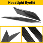 Carbon Fiber Headlight Eyelids for Nissan 350Z Z33 (2003–2009)