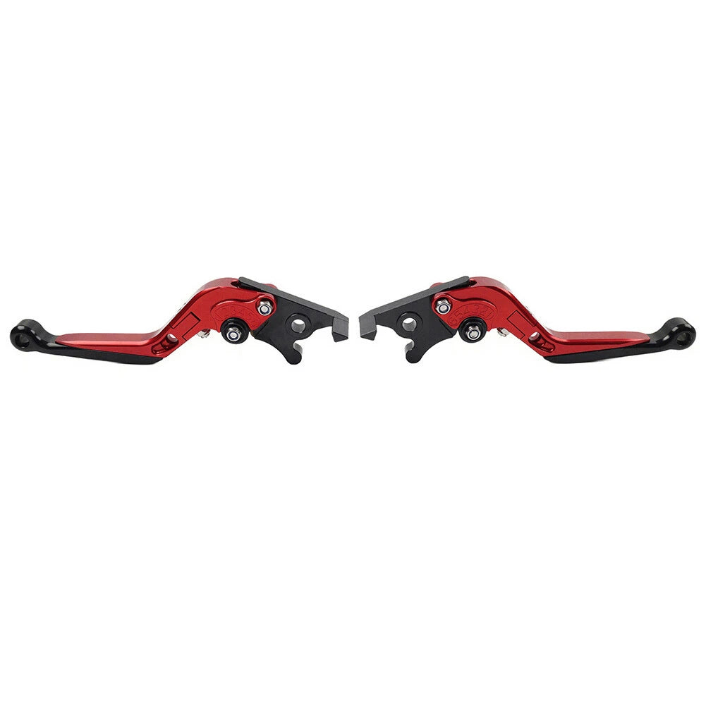 CNC Extendable Brake Clutch Levers for Yamaha YZF R1 (2009–2014) Red