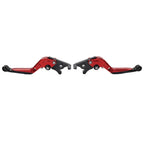 CNC Extendable Brake Clutch Levers for Yamaha YZF R1 (2009–2014) Red