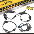 Set of 4 ABS Wheel Speed Sensors for Honda Fit (2009–2013)