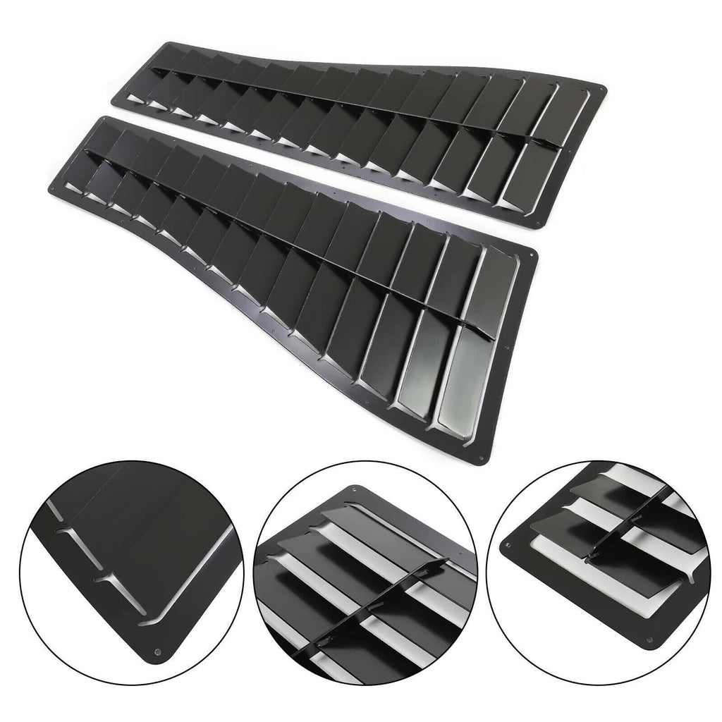 Steel Hood Louver Scoop Pair for Camaro Z28/IROC-Z (1985–1990)