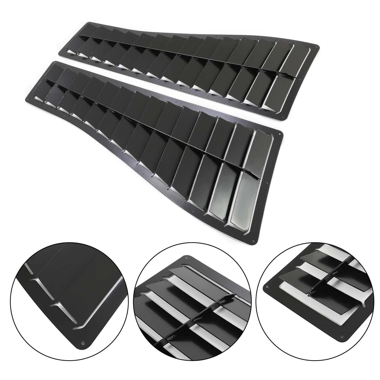 Steel Hood Louver Scoop Pair for Camaro Z28/IROC-Z (1985–1990)