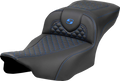 SADDLEMEN Roadsofa Extended Reach Seat for Motorcycle (w/o Dragon Scale Stitch)