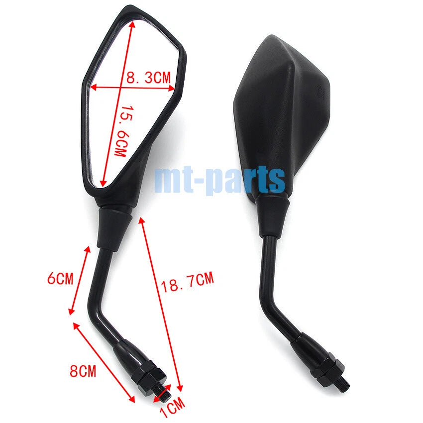 Rear View Mirror for Kawasaki Z650 Z900 Versys-X 250 300 (2017) ZR800 Z800 (2013–2016)