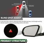 Heated Blind Spot Side Mirrors for Mercedes GLC Class GLC300 (2016–2021)