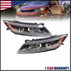 Pair of Headlights for Kia Optima (2014–2015) Halogen Projector