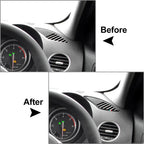 Black Side Air Vent Outlet Cover Trim for Alfa Romeo 159 Brera Spider