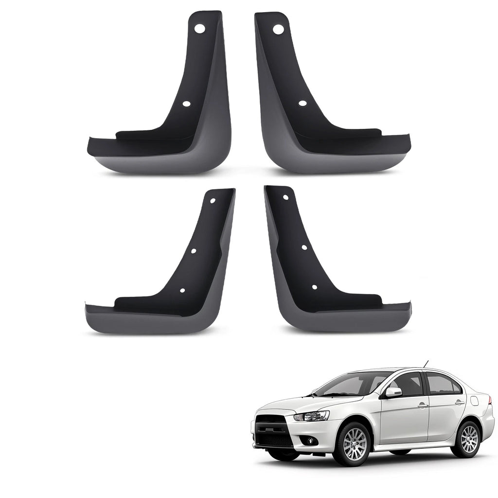 Set of 4 Mud Flaps for Mitsubishi Lancer (2008-2017)