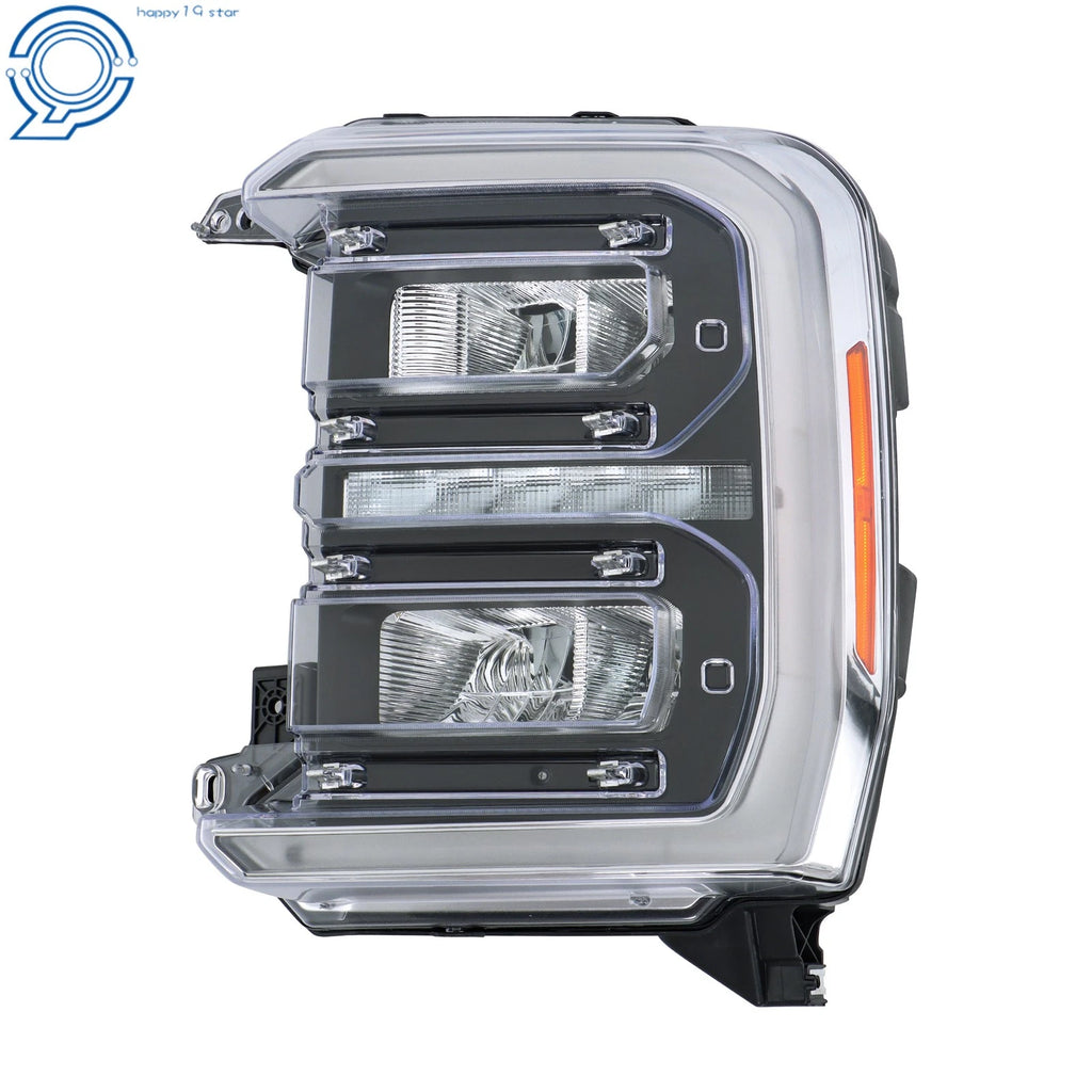 LED Reflector Headlight for Ford F250 F350 (2023–2024) Black Housing