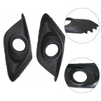 Textured Black Fog Light Trims for Mazda 3
