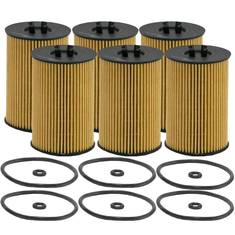 Set of 6 Wix WL10056 Engine Oil Filters for (Metal Free)