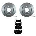 Hella Rear Rotors & Low-Met Disc Brake Pad Kit for Audi Q7 (2007–2015)