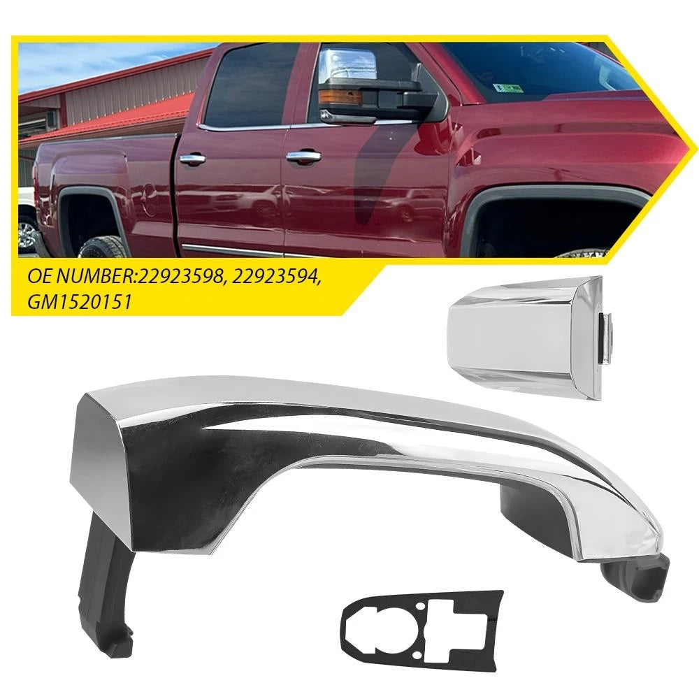 Rear Exterior Door Handle for GMC Yukon Sierra Chevy Silverado Tahoe (2015–2020)