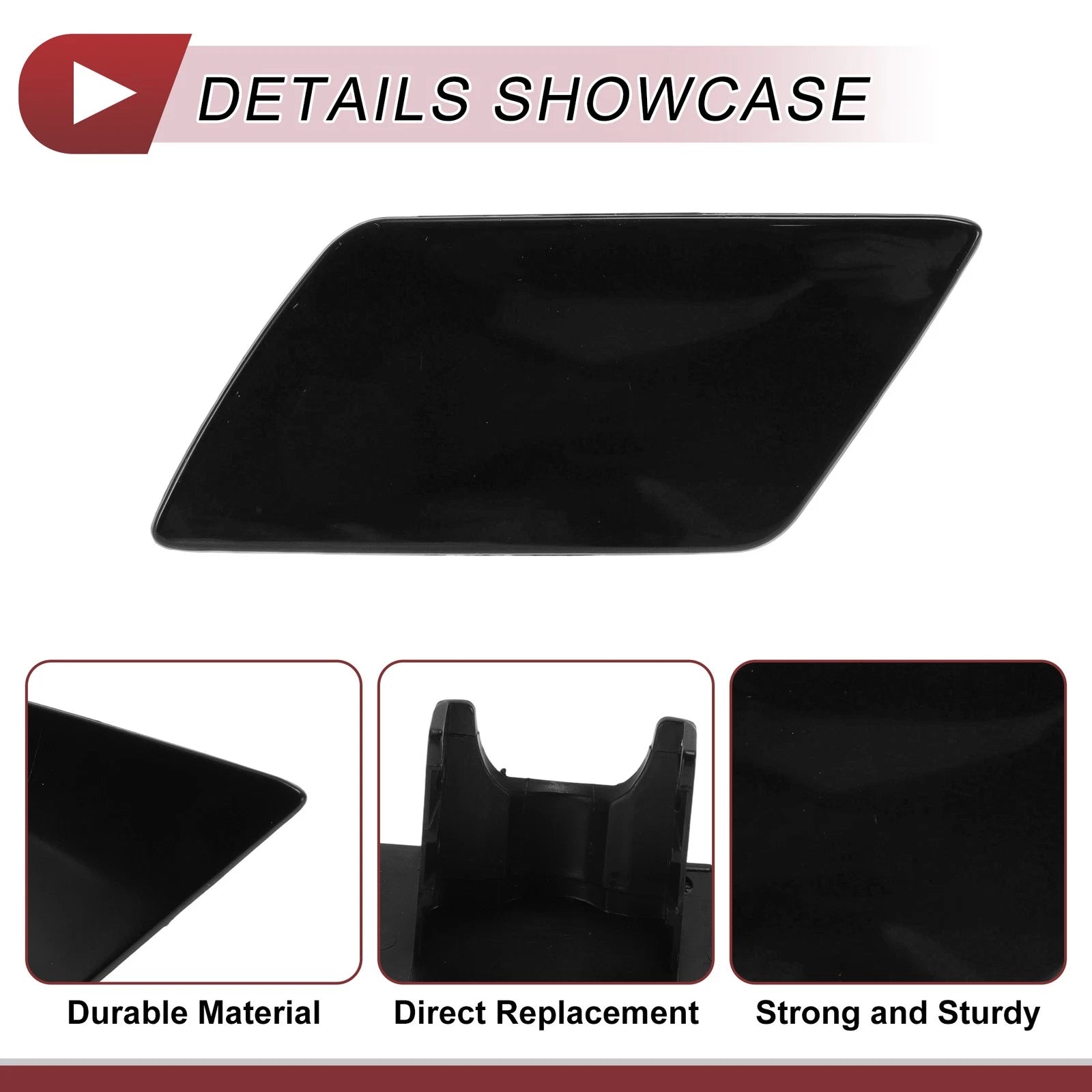Headlight Washer Nozzle Cover Cap No. 80A807753 for Audi Q5 (2017–2021)