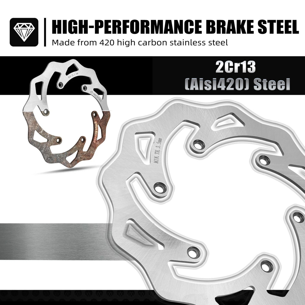 Rear Brake Disc Rotor 220mm for KTM 250 300 350 450 500 EXC XC XCW (2017–2023)
