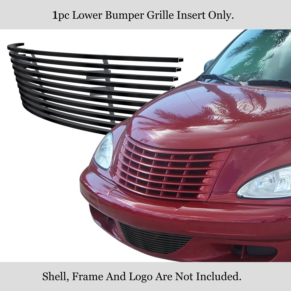 Stainless Black Billet Grille Insert for Chrysler PT Cruiser (2000-2005)