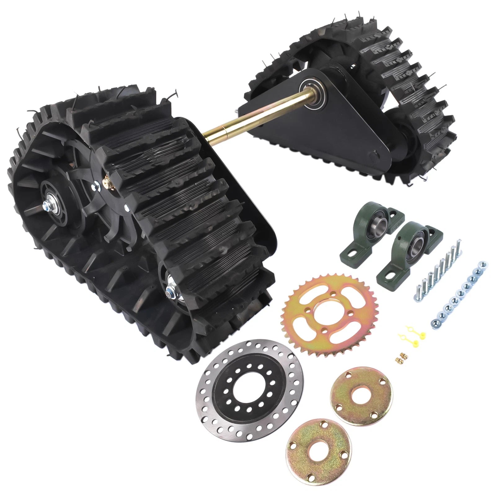 Rear Axle Track Assembly Set for Mountain Motorcycle (Snowmobile Beach)