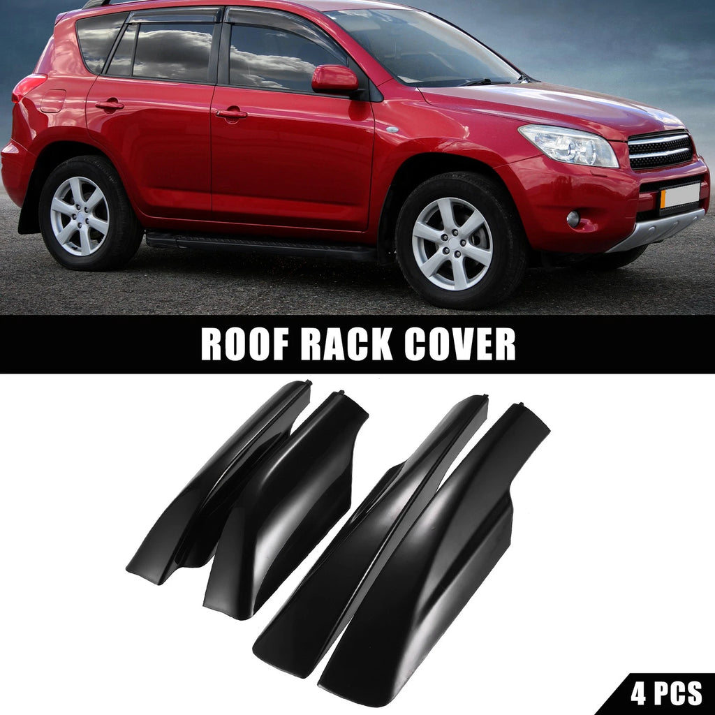 Set of 4 Roof Rack Rails End Cap Covers for Toyota 