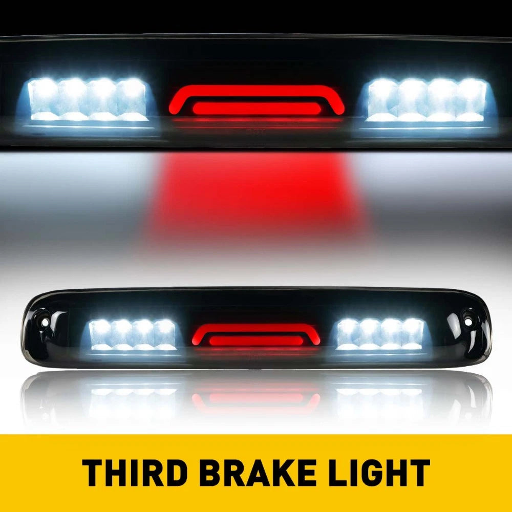 Set of 4 Smoked Front & Rear Side Marker Lights for Dodge D150 D250