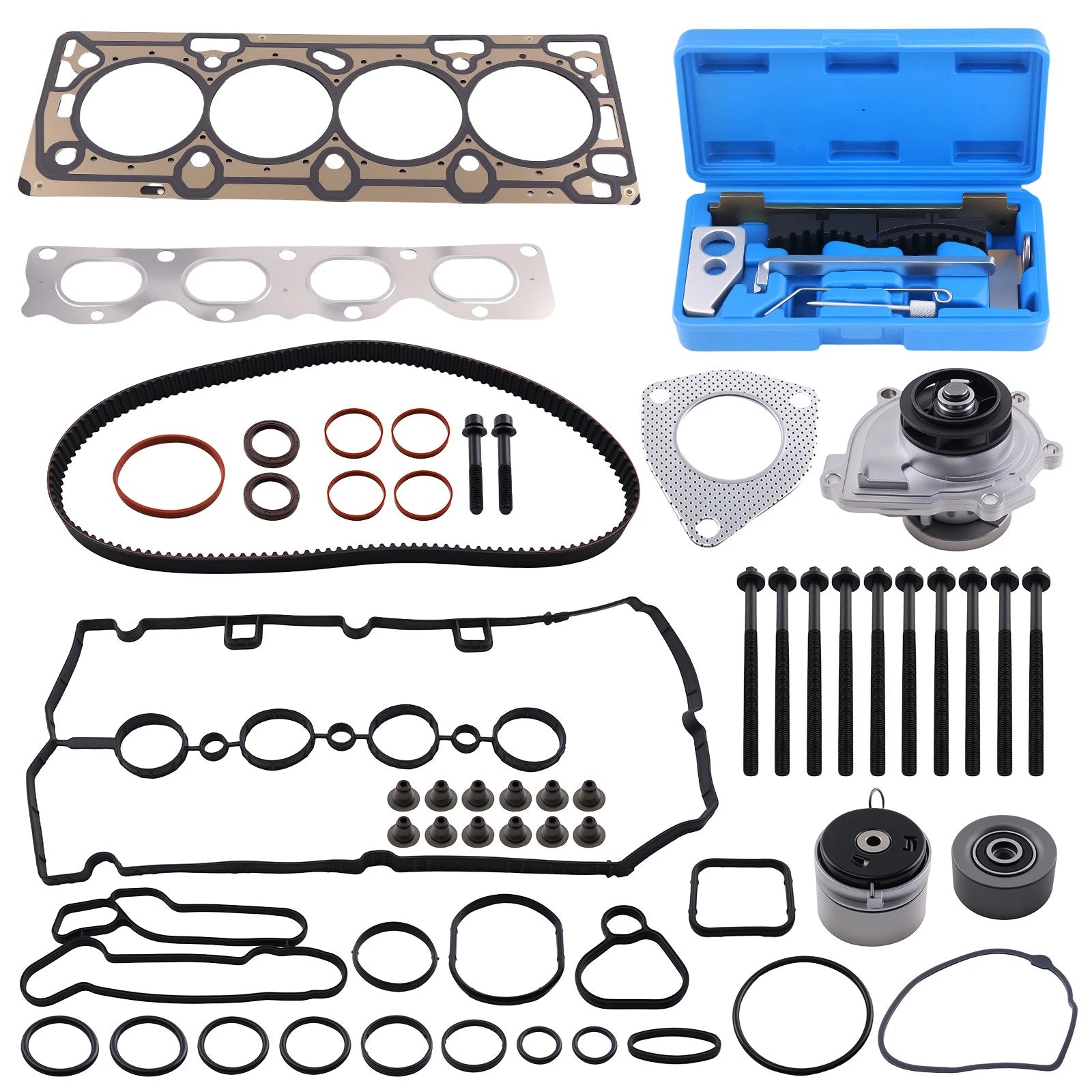 Head Gasket Set & Water Pump Kit for Chevrolet Cruze Sonic 1.8L (2012–2018)