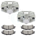Rear Brake Calipers and Ceramic Pads for GMC Sierra 1500 (2007–2014)