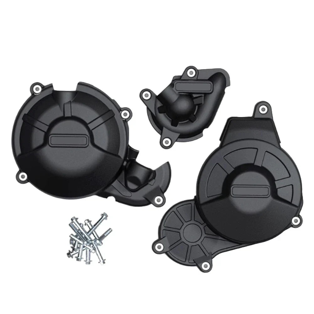 Black Engine Protection Cover for Aprilia RS660 Tuono 660 (2021-2023)