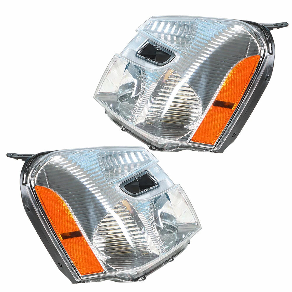 Headlights for Chevy Equinox (2005–2009) Driver & Passenger Side Halogen Pair