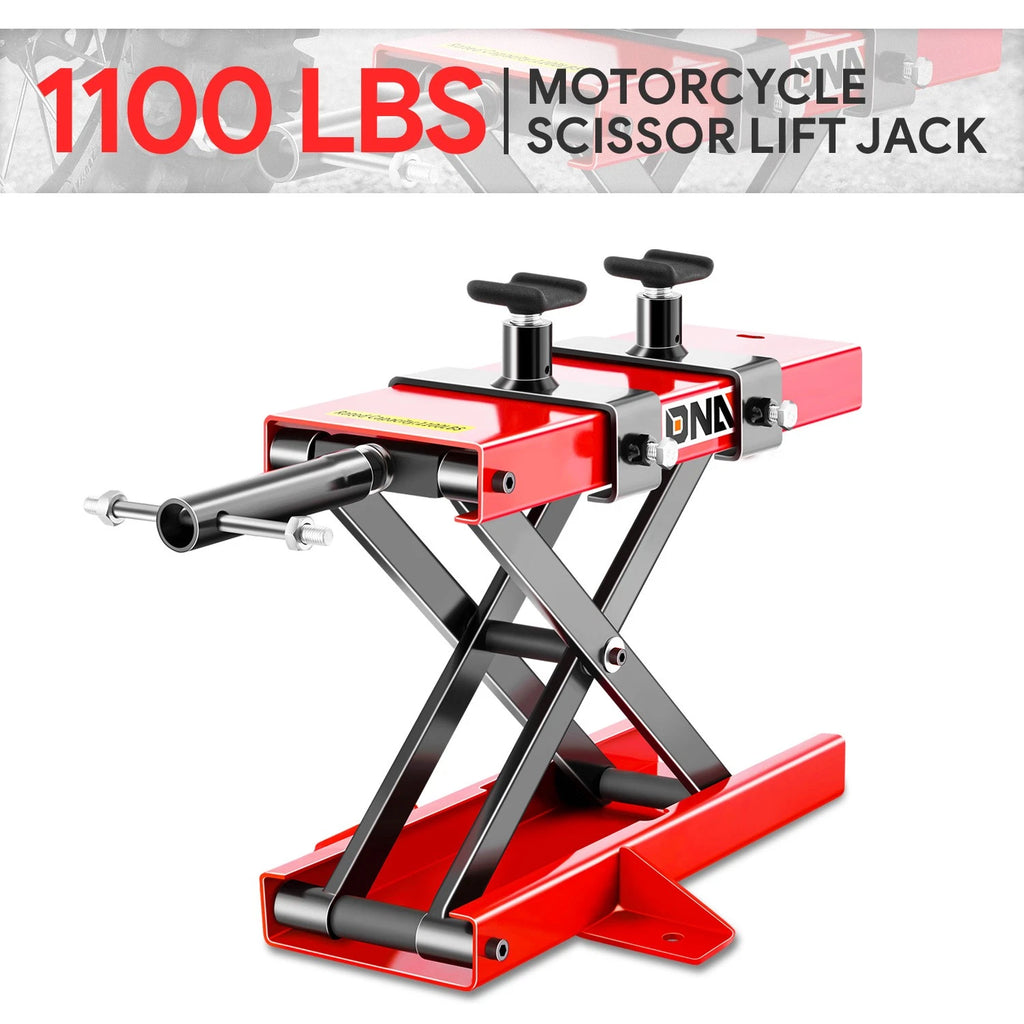 Scissor Lift Jack Hoist Stand for ATV UTV Motorcycle (1100lbs Capacity)