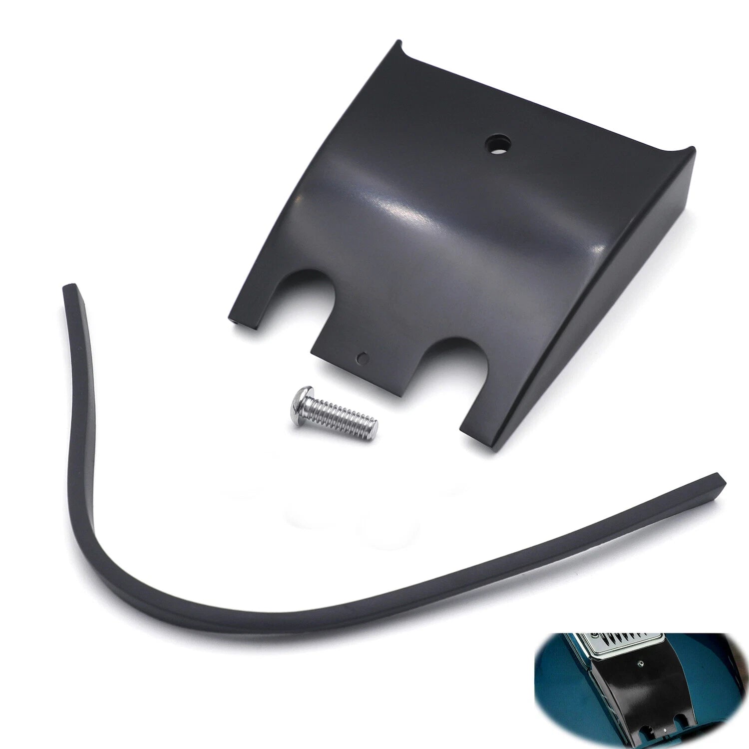Black Dash Panel Extension for Harley Touring FLHT FLTR (1998–2007)