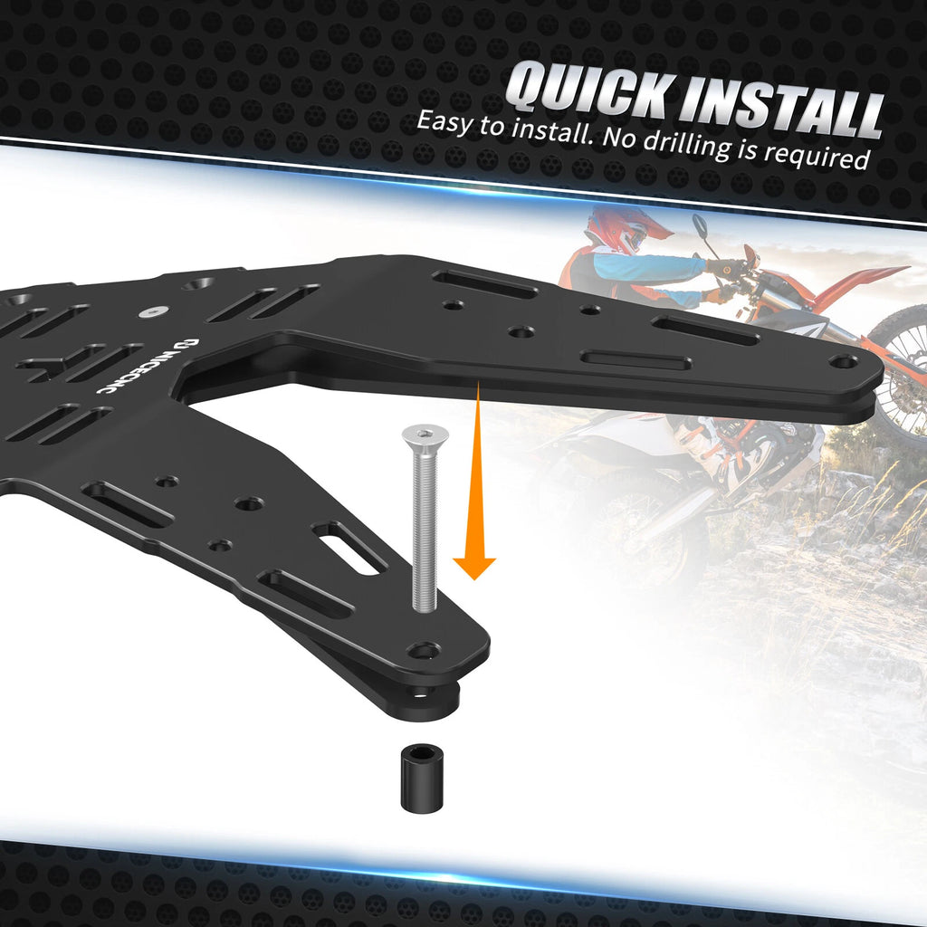 CNC Rear Luggage Rack for KTM 690 Enduro R (2019–2024)