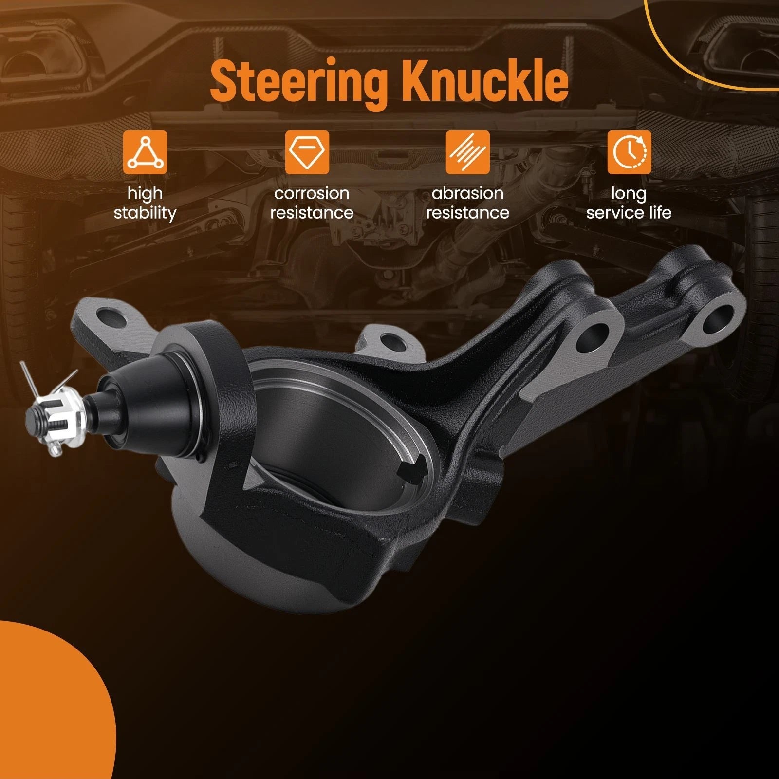 2X Steering Knuckle for Honda CR-V (2002–2006) Front Driver & Passenger